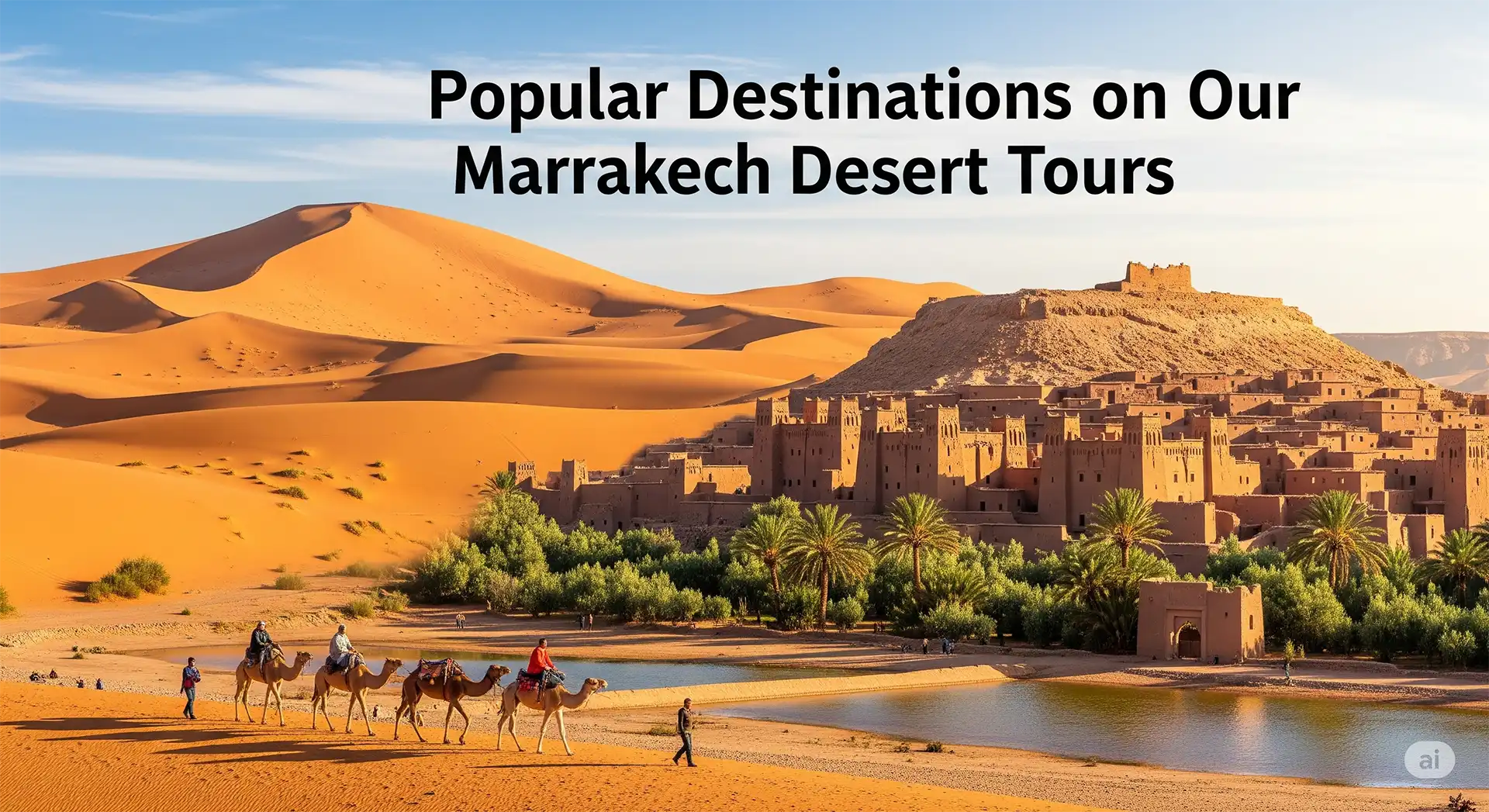 Popular destinations Marrakech desert tours