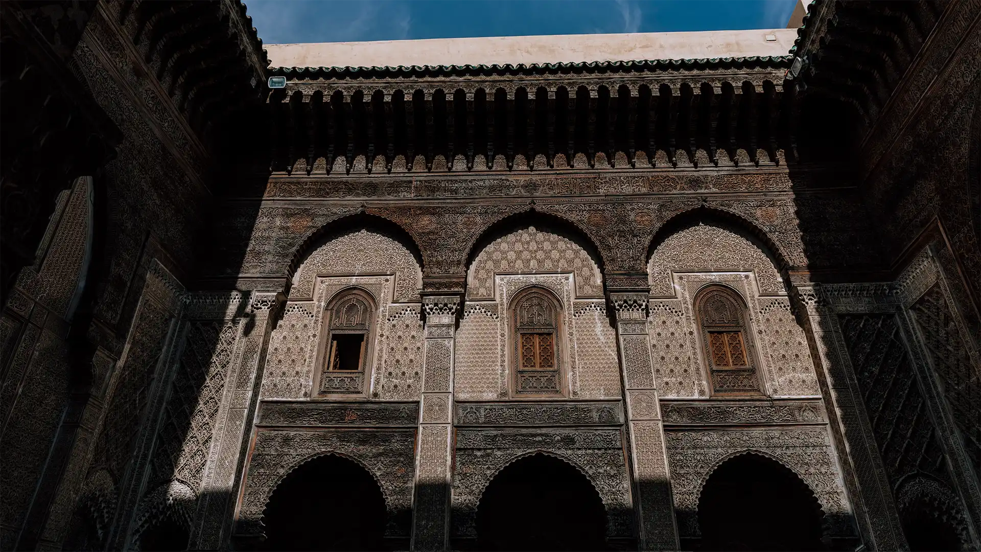 Medersa Ben youssef Marrakech Islamic Architecture during Imperial Cities of Morocco Trips